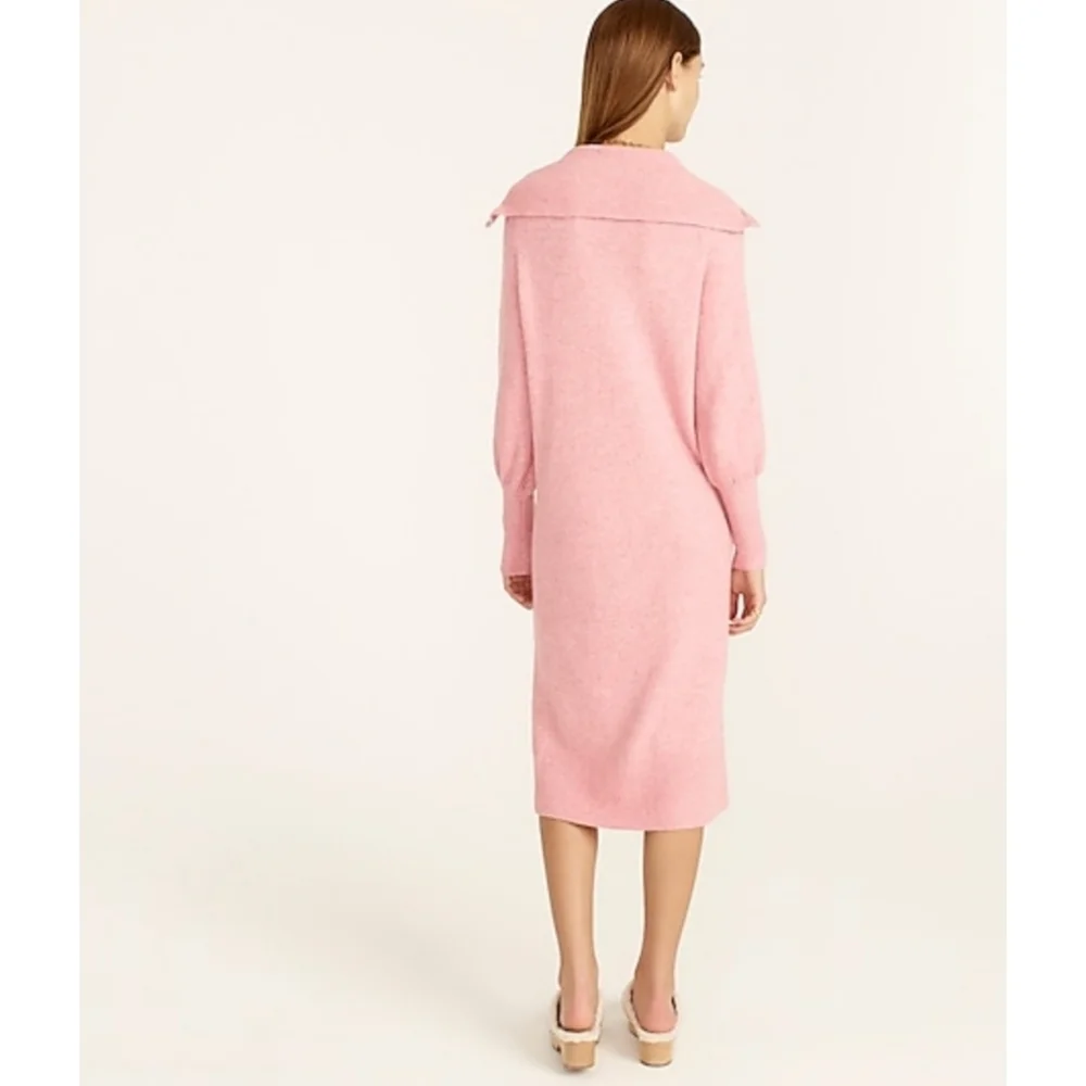 2. J.Crew Half-zip sweater-dress in supersoft yarn